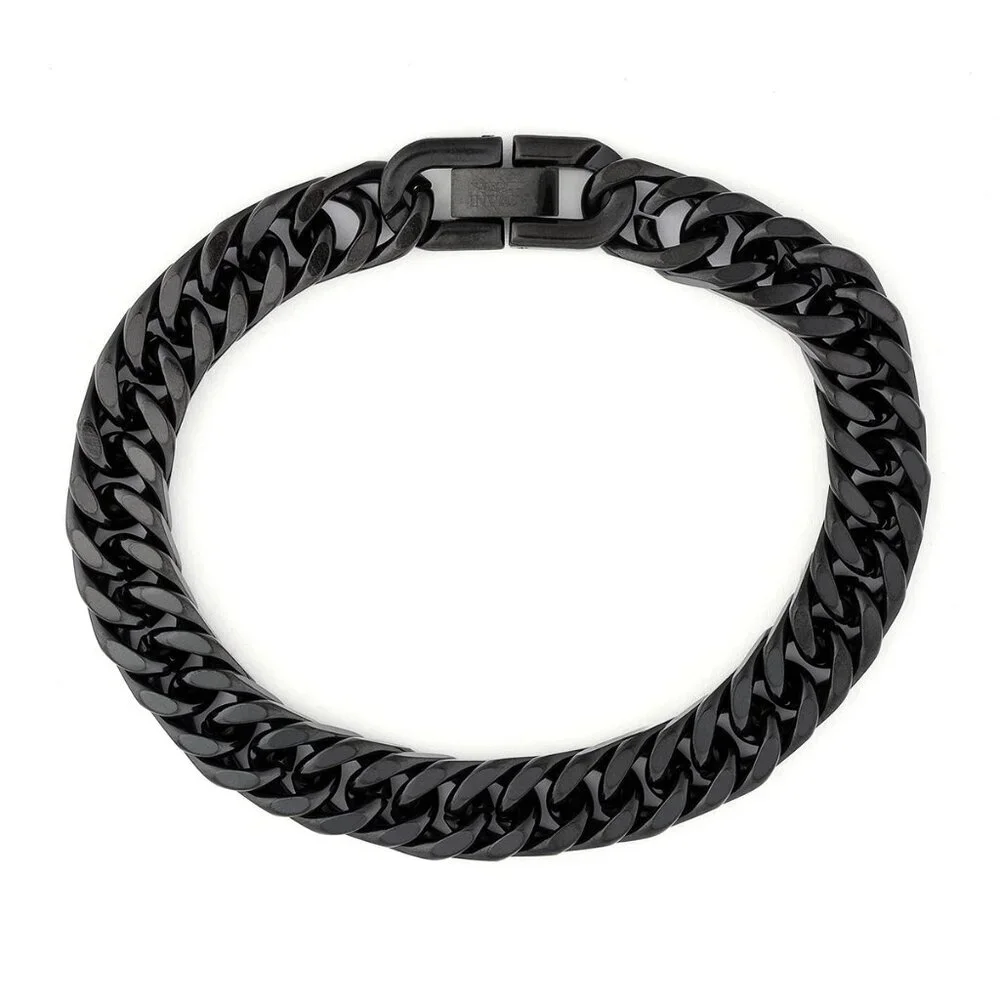 Black Stainless Steel Men's Bracelet